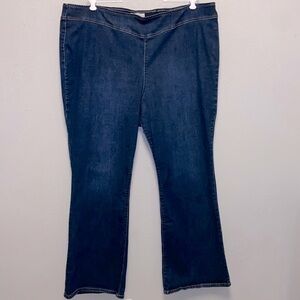 Jessica Simpson Medium Wash High-rise Pull on Flare Jeggings 3387